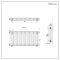 Milano Windsor - Lacquered Raw Metal Horizontal Traditional Column Radiator - 500mm x 1010mm (Triple Column)