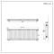 Milano Windsor - Lacquered Raw Metal Horizontal Traditional Column Radiator - 500mm x 1415mm (Triple Column)