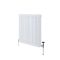 Milano Windsor - White Horizontal Traditional Column Radiator - 750mm x 785mm (Triple Column)