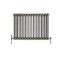Milano Windsor - Lacquered Raw Metal Horizontal Traditional Column Radiator - 750mm x 1010mm (Triple Column)