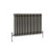 Milano Windsor - Lacquered Raw Metal Horizontal Traditional Column Radiator - 750mm x 1010mm (Triple Column)