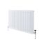 Milano Windsor - White Horizontal Traditional Column Radiator - 750mm x 1190mm (Triple Column)