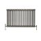 Milano Windsor - Lacquered Raw Metal Horizontal Traditional Column Radiator - 750mm x 1190mm (Triple Column)