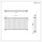 Milano Windsor - White Horizontal Traditional Column Radiator - 750mm x 1415mm (Triple Column)
