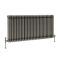 Milano Windsor - Lacquered Raw Metal Horizontal Traditional Column Radiator - 750mm x 1415mm (Triple Column)