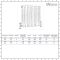 Milano Windsor - Anthracite Horizontal Traditional Column Radiator - 600mm x 605mm (Four Column)