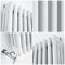 Milano Windsor - White Horizontal Traditional Column Radiator - 300mm x 1415mm (Triple Column)