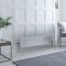 Milano Windsor - White Horizontal Traditional Four Column Radiator - 300mm x 1415mm