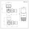 Milano - Chrome and White Corner Thermostatic Radiator Valve and Lockshield