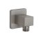 Milano Hunston - Square Shower Riser Rail Kit - Brushed Nickel