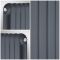 Milano Urban - Anthracite Vertical Column Radiator - 1800mm x 383mm (Double Column)