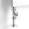Milano Select - Chrome Minimalist Straight Radiator Valves - (Pair)