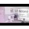 Milano Elizabeth - Chrome and White Traditional Rigid Riser