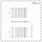 Milano Aruba - White Horizontal Designer Radiator - 600mm x 1000mm (Double Panel)