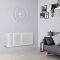 Milano Aruba - White Horizontal Designer Radiator - 600mm x 1411mm