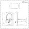 Milano Arca - Black 500mm Compact WC Unit with Japanese Bidet Toilet