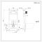 Milano Farington - White Modern Rimless Wall Hung Toilet with Tall Wall Frame - Choice of Flush Plate