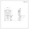 Milano Farington - White Modern Rimless Wall Hung Toilet with Short Wall Frame - Choice of Flush Plate