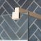 Milano Hunston - Brushed Nickel Walk-In Shower Enclosure with Slate Effect Tray - Choice of Sizes