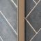 Milano Hunston - Brushed Nickel Walk-In Shower Enclosure with Slate Effect Tray - Choice of Sizes