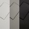 Milano Hunston - Brushed Nickel Walk-In Shower Enclosure with Slate Effect Tray - Choice of Sizes