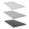 Milano Hunston - Brushed Nickel Walk-In Shower Enclosure with Slate Effect Tray - Choice of Sizes