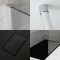 Milano Alto - Chrome Walk-In Shower Enclosure with Slate Tray - Choice of Size