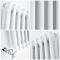 Milano Windsor - White Vertical Traditional Column Radiator - 1800mm x 380mm (Double Column)