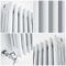 Milano Windsor - White Vertical Traditional Column Radiator - 1500mm x 200mm (Triple Column)