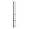 Milano Barq - 1950mm Wet Room Screen - Choice of Sizes and Hinged Return Panel