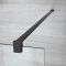 Milano Nero - Open Walk-Through Wet Room Shower - Choice of Glass Size & Drain