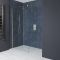 Milano Hunston - 1950mm Wet Room Screen - Brushed Nickel - Choice of Sizes