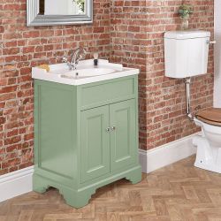 Milano Thornton - 635mm Traditional Vanity Unit with Basin - Choice of Finish and Handles