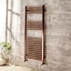 Milano Orelia - Flat Heated Towel Rail - Choice of Size and Finish