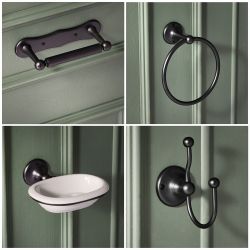 Milano Elizabeth - Traditional 4 Piece Black Accessory Pack