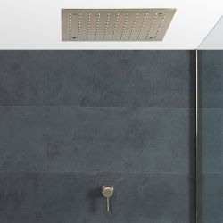 Milano Clarus - Manual Shower Valve with 400mm Recessed Head - Aged Gold