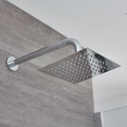 Milano Arvo - 200mm Square Ultra Thin Shower Head - Chrome