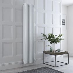 Milano Windsor - Vertical Traditional Column Radiator - 4 Column - White