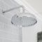 Milano Elizabeth - Chrome 300mm Traditional Apron Shower Head and Wall Arm