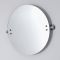 Milano Elizabeth - Traditional Round Bathroom Mirror - Chrome