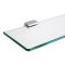 Milano Arvo - Modern Chrome Glass Bathroom Shelf