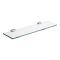 Milano Arvo - Modern Chrome Glass Bathroom Shelf