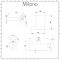 Milano Arvo - Modern 4 Piece Chrome Accessory Pack
