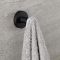 Milano Nero - Black Modern Wall Hung Robe Hook