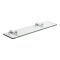 Milano Mirage - Modern Chrome Glass Bathroom Shelf