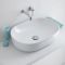 HR Otterton -Oval Counter Top Basin with Mirage Wall Mounted Basin Tap