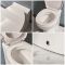 Milano Select - Modern Oval Back to Wall Toilet with Soft Close Seat