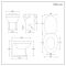 Milano Richmond - Traditional Back to Wall Toilet and Seat - Choice of Finish and Seat