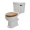 Milano Richmond - Traditional Close Coupled Toilet with Cistern and Seat - Choice of Finish and Seat