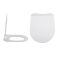 Milano Overton - White Soft Close Quick Release Top Fix Toilet Seat
